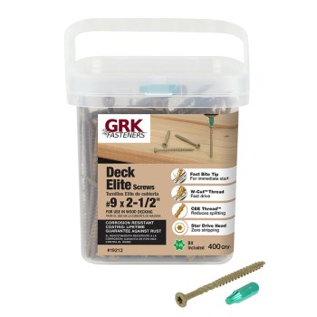 GRK Deck Screw - #9 x 2-1/2", 400pk