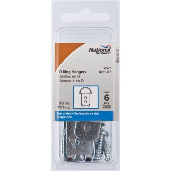 Zinc Swivel D-Rings, # 35