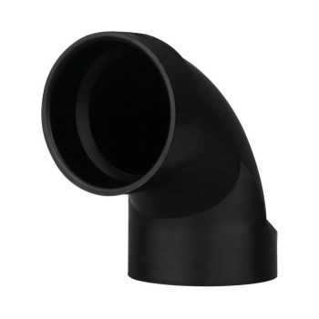 Charlotte Pipe ABS DWV 90-Degree Elbow, Hub x Hub - 2"