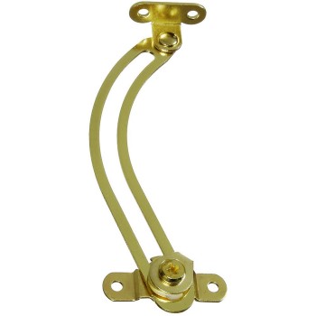 Friction Lid Support,  Brass ~  Right Mount