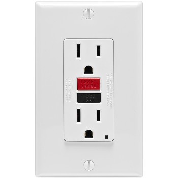 GFCI SmartLock Receptacle, 15 Amp ~ White