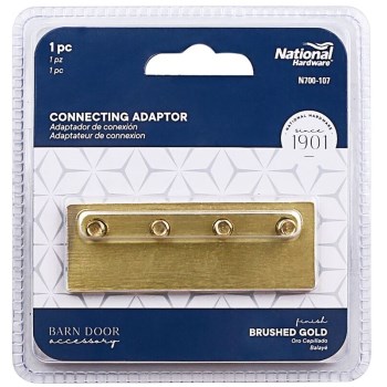 Barn Door Hardware Adapter - 72", Matte Black