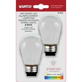 S14 2 Pack String Light Bulb