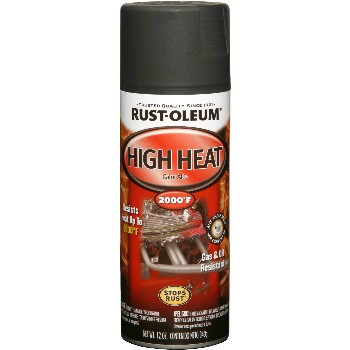 High Heat Spray Paint/Flat Black