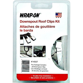 Wrap-On Co Inc 14507 Downspout Roof Clips Kit 
