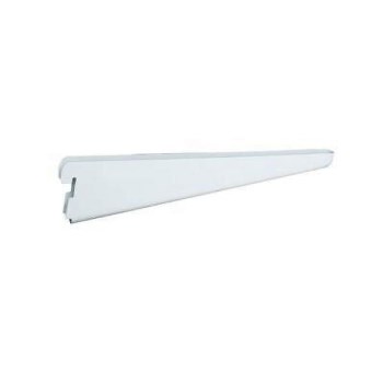 FreedomRail Wood Shelf Bracket, White - 8-1/2"
