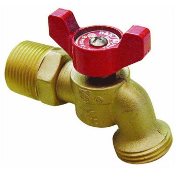 Quarter Turn Hose Bib ~ 3/4" Hose Thread Outlet x 1/2"MIP