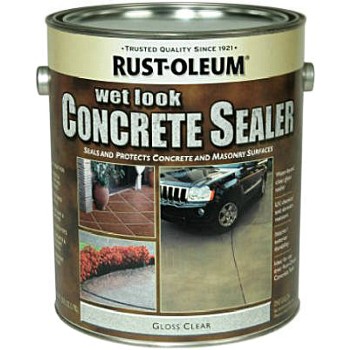 Concrete Sealer, Wet Look Gloss Clear ~ Gallon