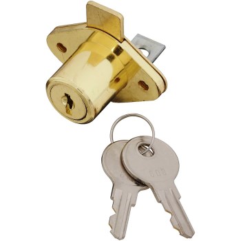 Brass Keyed Drawer Locks ~ Keyed Alike: 826        