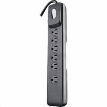 Woods 6-Outlet Surge Protector - 4 Ft Cord