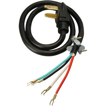 Dryer Cord, 4 Conductor ~ 4 ft.