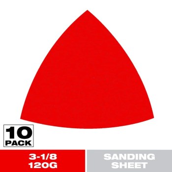 Diablo Detail Sanding Triangle - 3-1/8", 120 Grit, 10pk