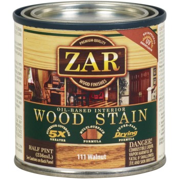 Zar 11106 Wood Stain~walnut, 1/2 Pint
