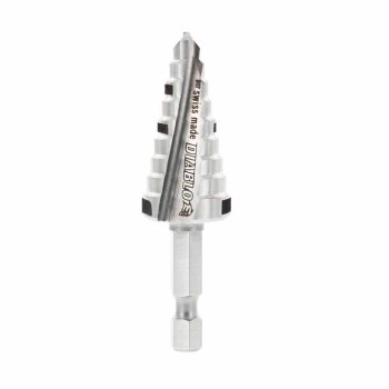Impact Step Drill Bit - 3/8" to 3/4", 9 Steps