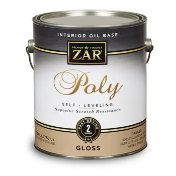 Zar Interior Oil Base Poly, Gloss ~ Quart