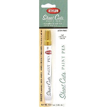 Buy the Krylon KSCP901 Short Cuts Paint Pen, Gold Leaf