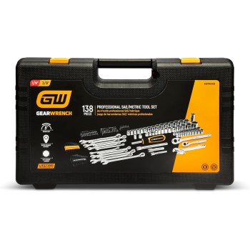 138-Piece Pro Mechanic's Tool Set, 72-Tooth