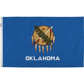 Valley Forge Flag Company Inc OK3 3ft. X5ft. Oklahoma Flag