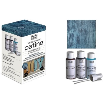 Modern Masters 306291 Metal Effects Blue Patina Finish Kit ~ 2 Oz