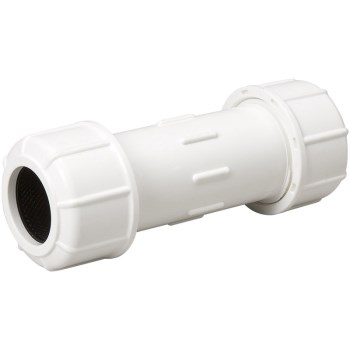 Pvc Compression Coupling ~ 1-1/4"