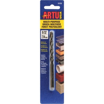 Drill Bit, Multi-Purpose - 9/32" x 4-3/8"