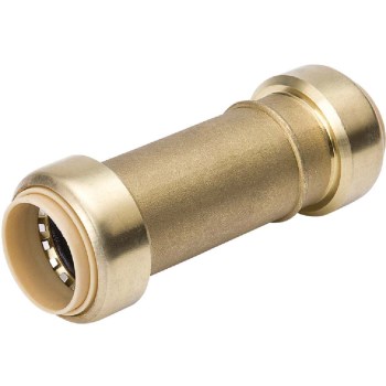 Push Fit Lead-Free Brass Repair Coupling - 1" x 1"