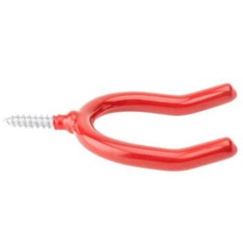 Vinyl Dbl Screw Hook