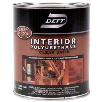 Deft 22604 Interior Oil-Based  Polyurethane, Satin ~ Quart 