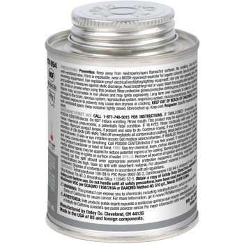 8oz Gy Hd Pvc Cement