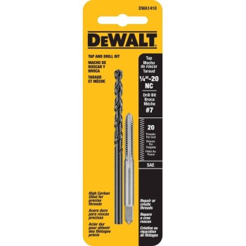 DeWalt Drill and Tap Set - 1/4-20 NC