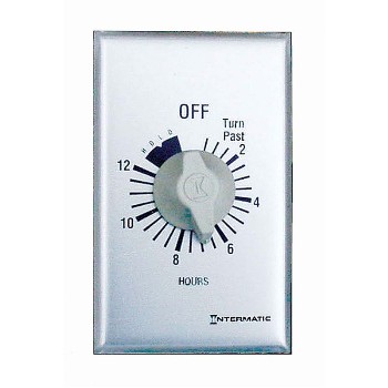 LL Bldg Prods WHT36 Attic Fan Timer W/Plate