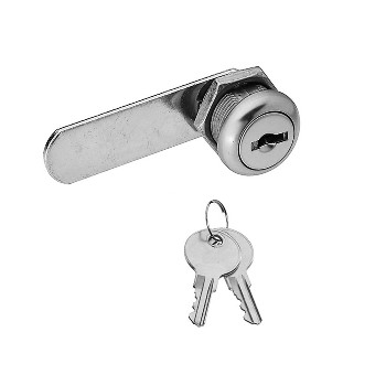 Chrome Utility Lock for Doors/Drawers ~ 1/4"