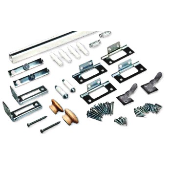 Bi-Fold Door Hardware, 4 Door Set ~ 3/4" - 1 3/4" Doors