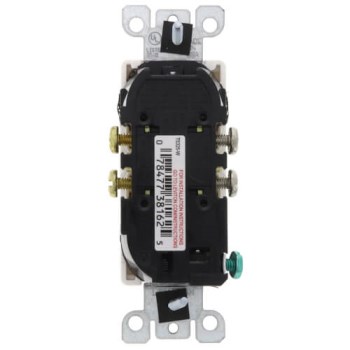 Tamper-Resistant Receptacle, 15 Amp 125 Volt - White