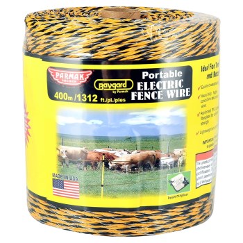 Bayguard Electric Fence Polywire - 1312 Ft, Yellow/Blue