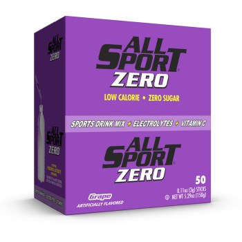 All Sport Zero Powder Sticks, Grape - 50pk