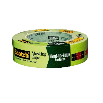 3M 021200720673 Masking Tape  ~ 1.5"  x 60 yds/Green