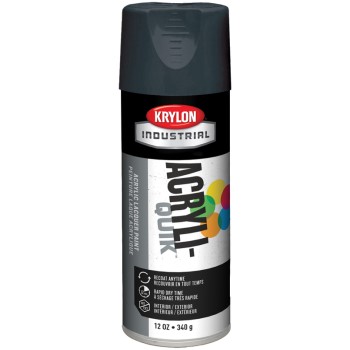 Krylon K01604A00 Acryli-Quick Lacquer,  Shadow Gray Gloss ~ 12 0z Cans