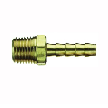 Tru-Flate Brass Barbed Hose Fitting - 3/8" x 1/4" NPT
