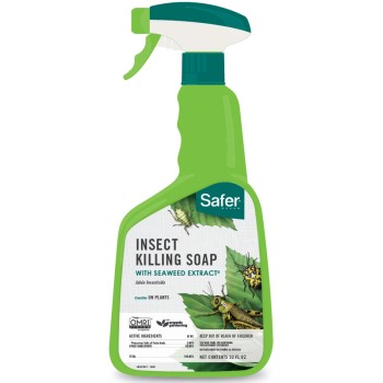 Woodstream 5110 Insect Killing Soap, The Safer(r) Brand - 32oz, Spray Bottle