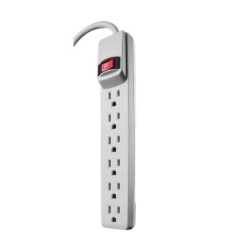 Woods 6-Outlet Power Strip