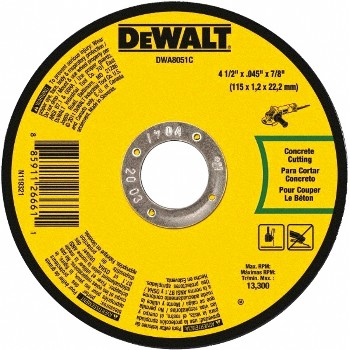 DeWalt DWA8051 Metal Cutting Wheel,  Type I Bonded ~ 4 1/2"