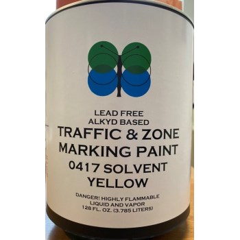 Traffic Marking Paint, Yellow -Gal
