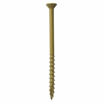 Grip-Rite PrimeGuard Plus #10 x 3-1/2" Tan Exterior Screw - 1 Lb