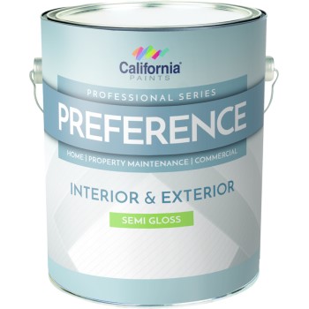 California Prod/grayseal 44001-1 White Latex Paint, Semi Gloss ~ Gallon