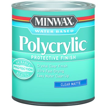 Buy the Minwax 622224444 Polycrylic Finish, Clear Matte ~ Qt