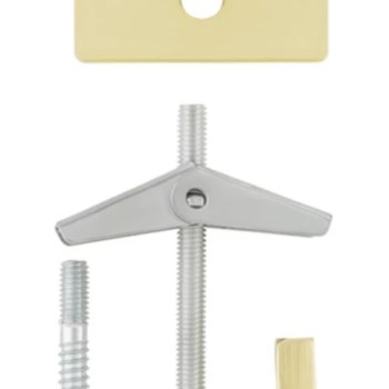 Extension Ceiling Hook, Brushed Gold - 5"