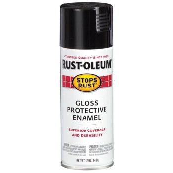 Protective Enamel Spray, Gloss Black