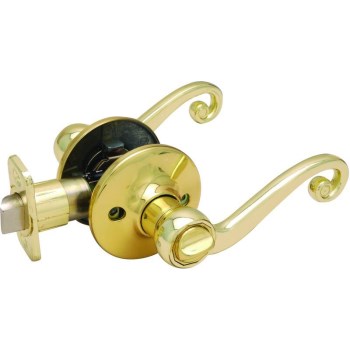 44-5189 Clear Pack-Polished Brass Montevallo Privacy Lock