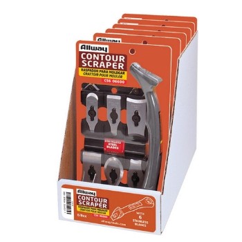 Allway CS6 Contour Scraper Kit with 6 Blades